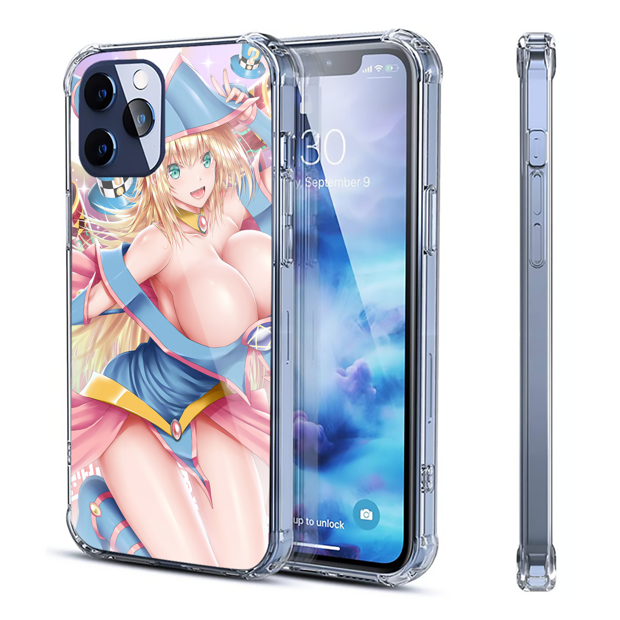 （画像用） 遊☆戯☆王 Yu-Gi-Oh! 【iPhone 12シリーズ対応】透明スマホケース（クリアソフトケース）